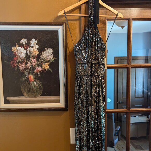 Anthropologie Maeve Sequin Halter Jumpsuit - Picture 10 of 10